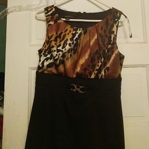 Cheetah print dress